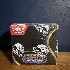 Pokemon Mega Evolution Phantasmal Flames Trading Cards - Black and Gold